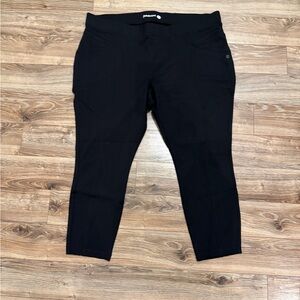 Betabrand 3X Pull On Yoga Dress Pants Black